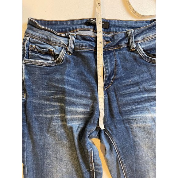 Wax Jean Womens Jegging Jeans Stretch Mid Rise Five Design Pockets Blue Size 9 - Picture 5 of 11